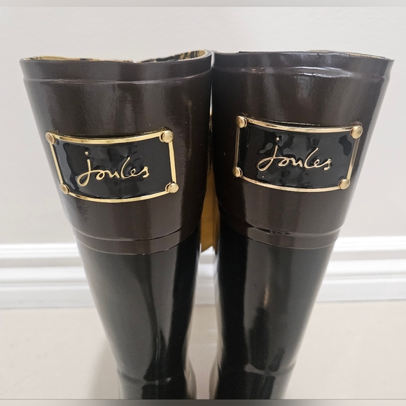 Joules Black Rain Boots - Picture 3 of 8